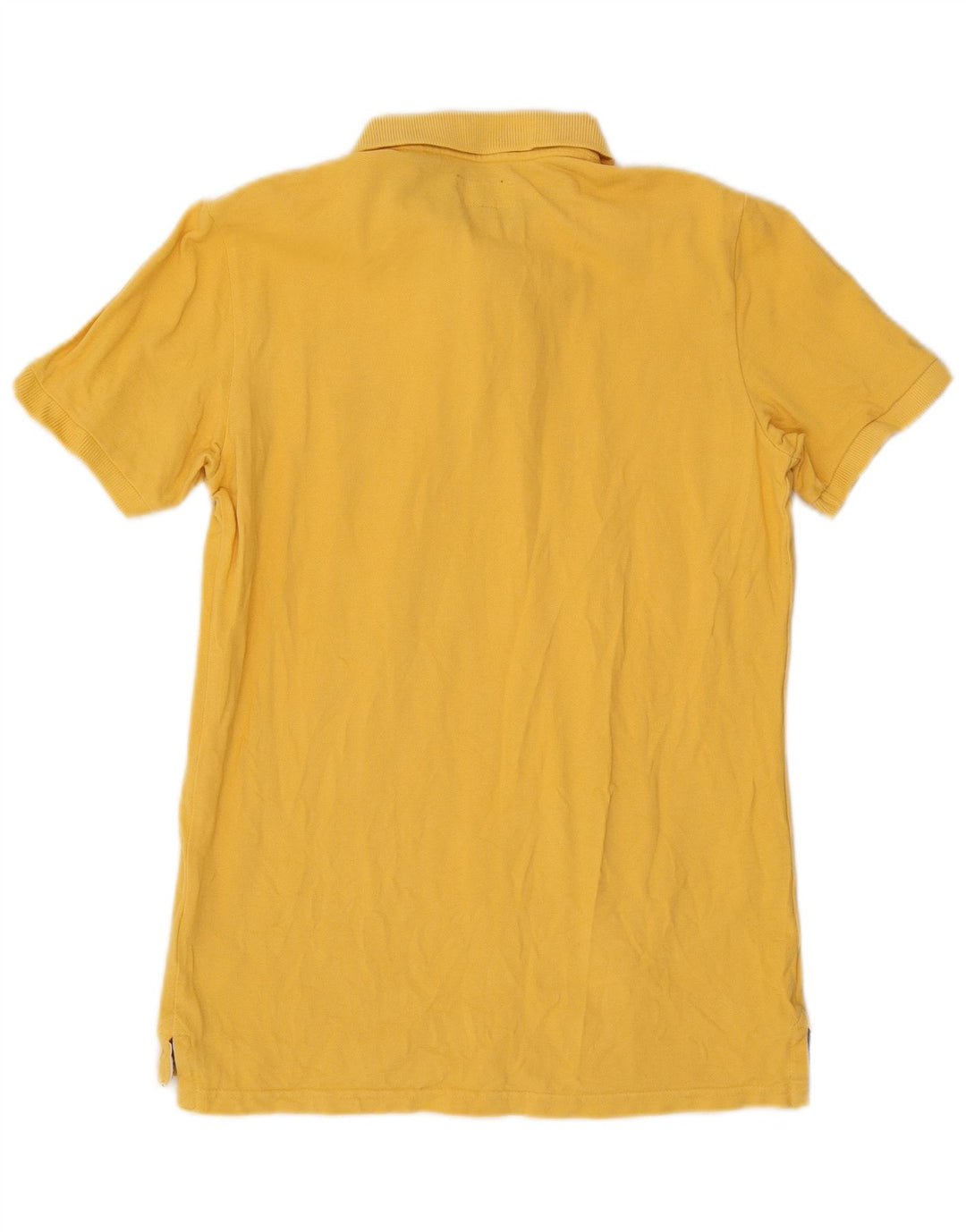 Camisa polo masculina Superdry algodão amarelo médio