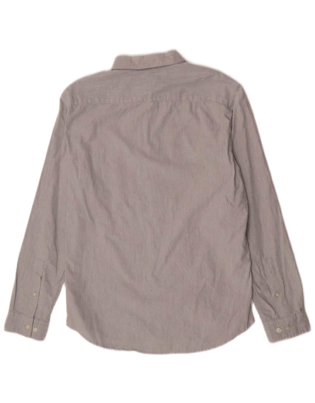 Camisa masculina slim fit Jack Wills algodão cinza médio