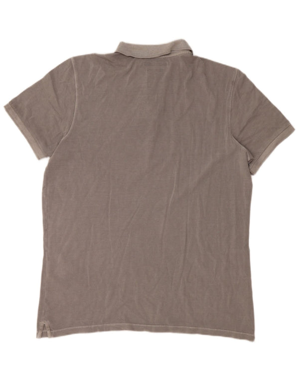 Camisa polo masculina Marc O'Polo Regular Fit XL algodão cinza