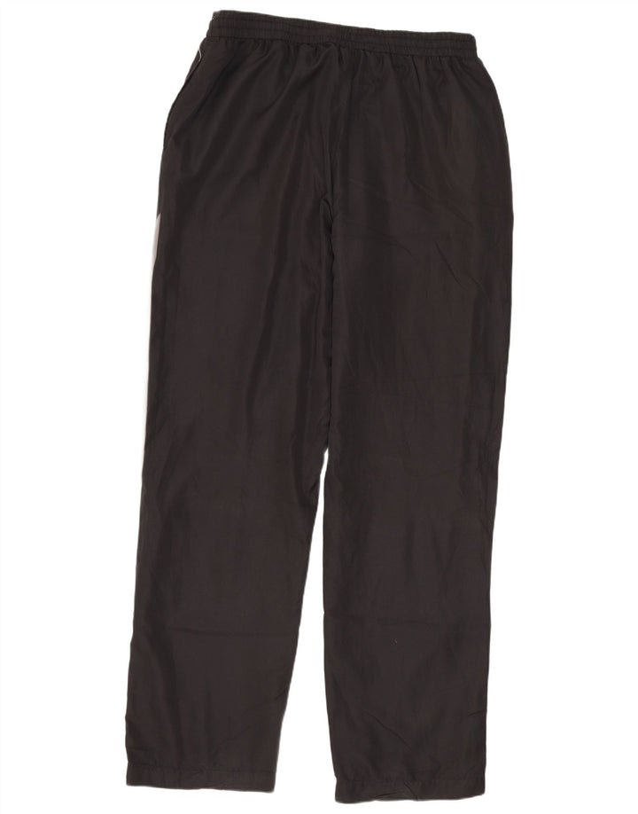 Calça de treino masculina Kappa grande poliéster colorblock preto