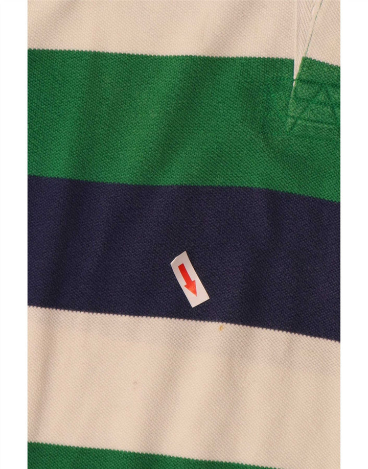 Polo Ralph Lauren Camisa de rugby masculina 8-9 anos pequena multicolorida