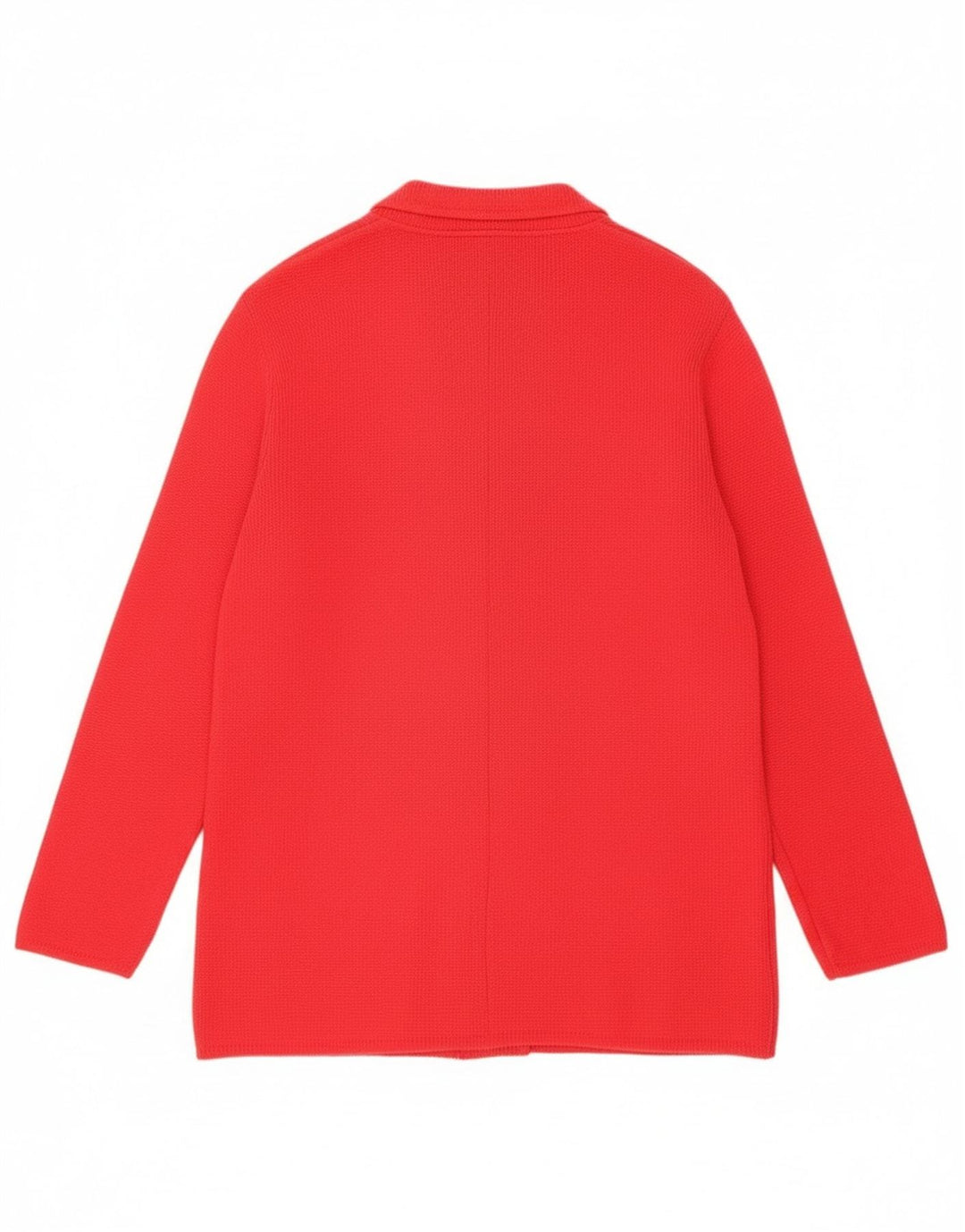 Jaqueta blazer feminina vintage com peito duplo UK 16 grande vermelha