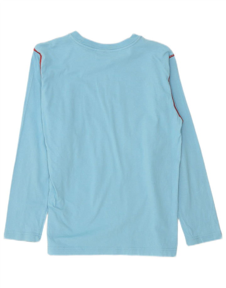 Champion Boys Graphic Top Manga Longa 11-12 Anos Grande Algodão Azul