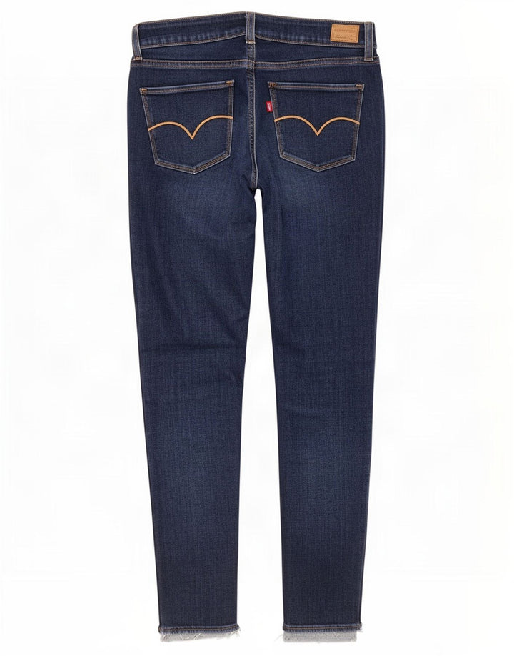 Legging feminina Levi's jeans recortada W29 L26 algodão azul
