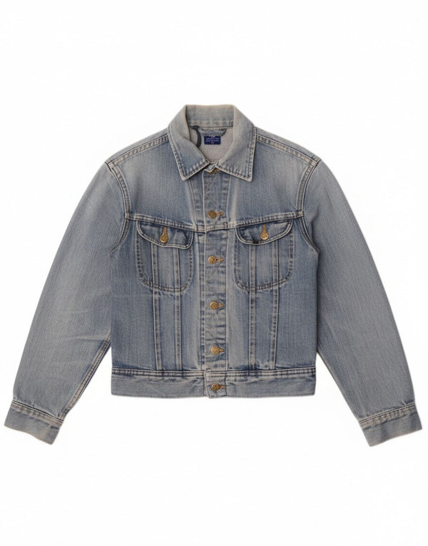 Lee Womens Crop Denim Jacket Reino Unido 12 Azul Médio