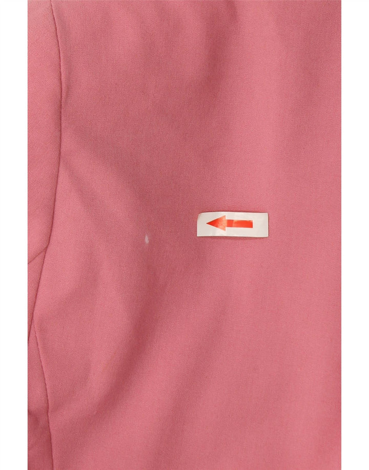Jaqueta blazer feminina Zara com 1 botão EU 38 poliéster rosa pequeno