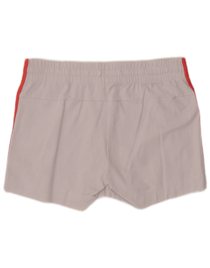 Shorts esportivos femininos ADIDAS UK 12/14 médio branco algodão