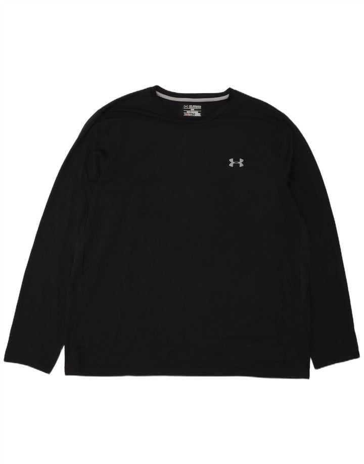 Under Armour Masculino Heat Gear Top Manga Longa 3XL Poliéster Preto