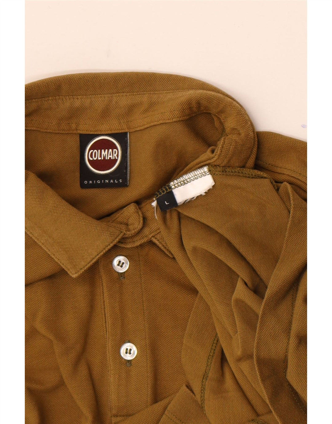 Camisa polo masculina Colmar grande cáqui