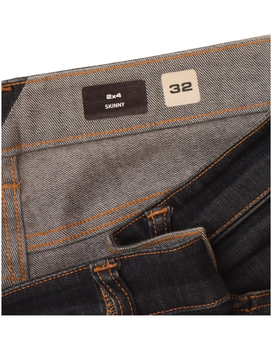 Calça jeans skinny feminina Volcom W32 L31 algodão azul marinho