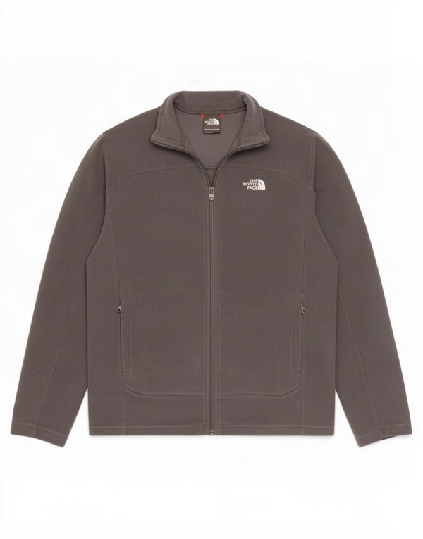 Jaqueta de lã masculina The North Face UK 38 poliéster cinza médio