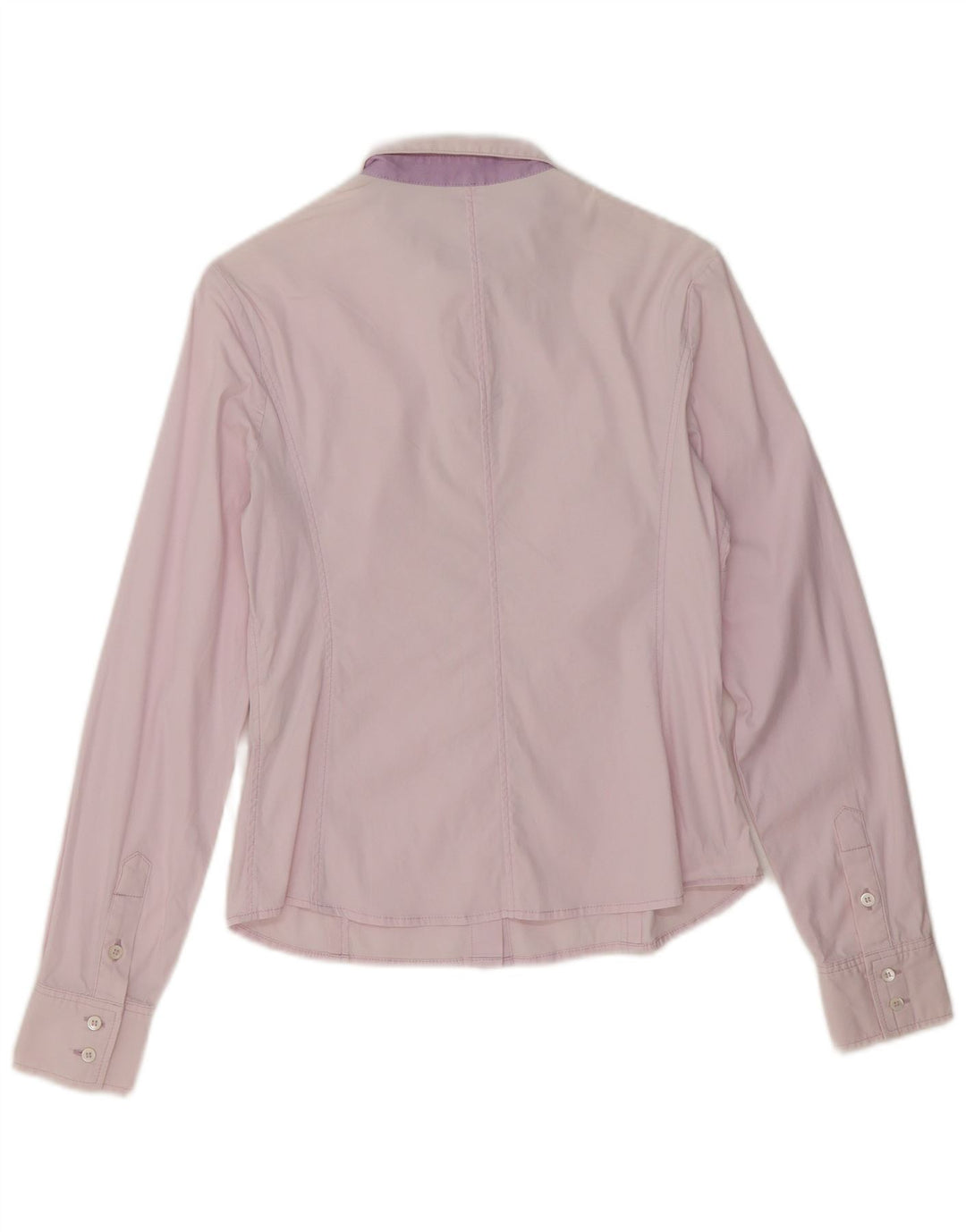 Camisa feminina FAY UK 10 algodão rosa pequeno