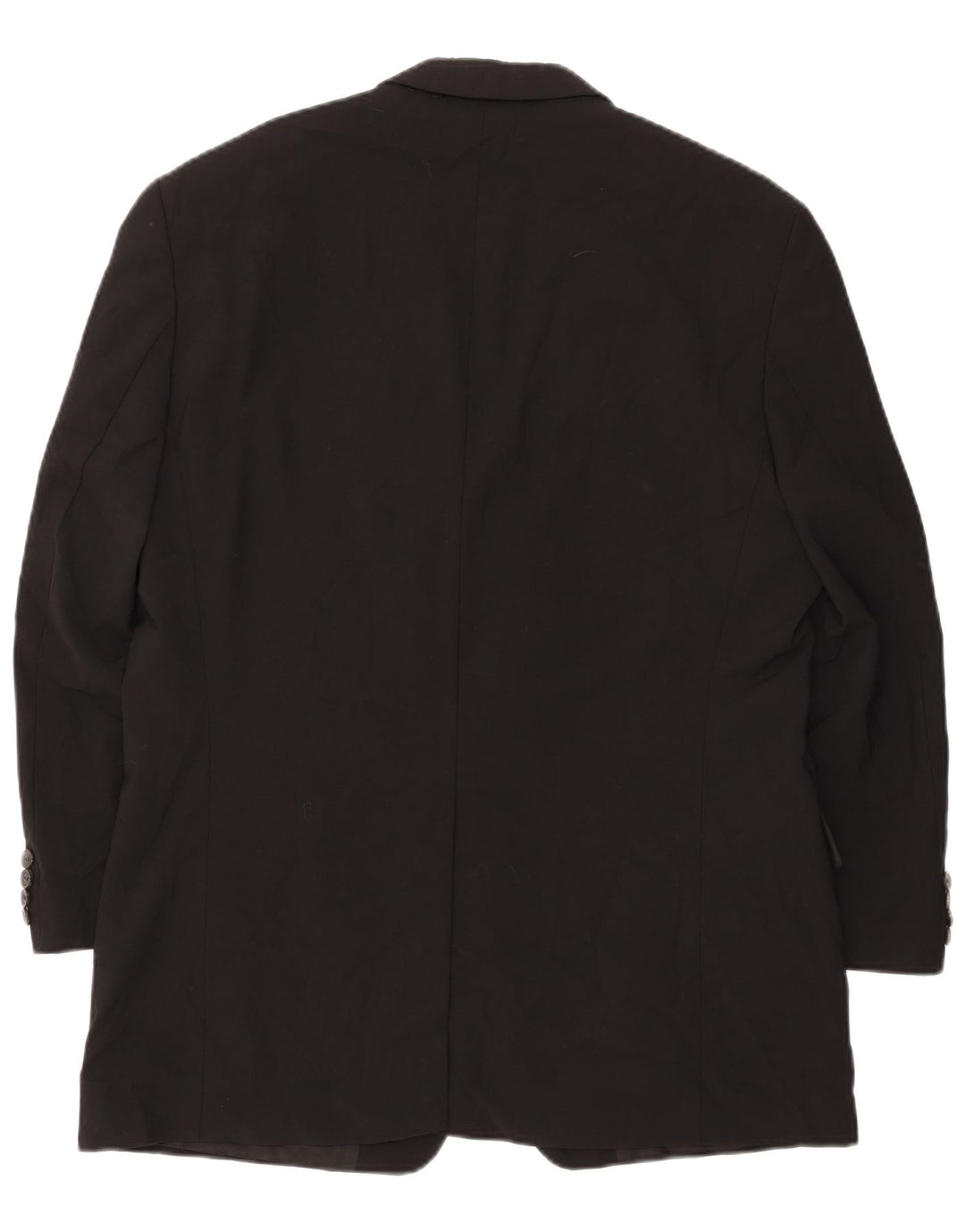 Jaqueta blazer masculina de 3 botões HUGO BOSS EU 54 2XL lã preta