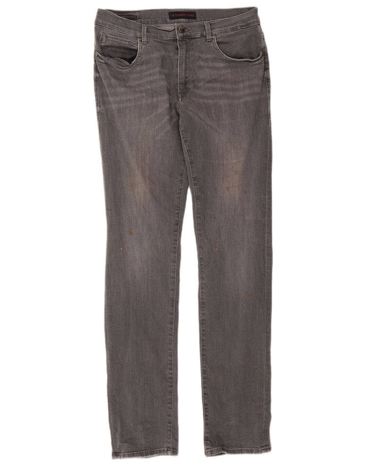 Trussardi Jeans Slim Feminino W32 L34 Cinza