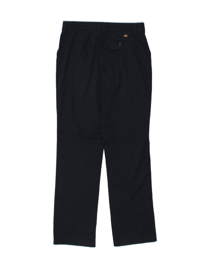 DICKIES Womens Straight Chino Trousers W30 L33  Navy Blue Cotton Vintage Dickies and Second-Hand Dickies from Messina Hembry 
