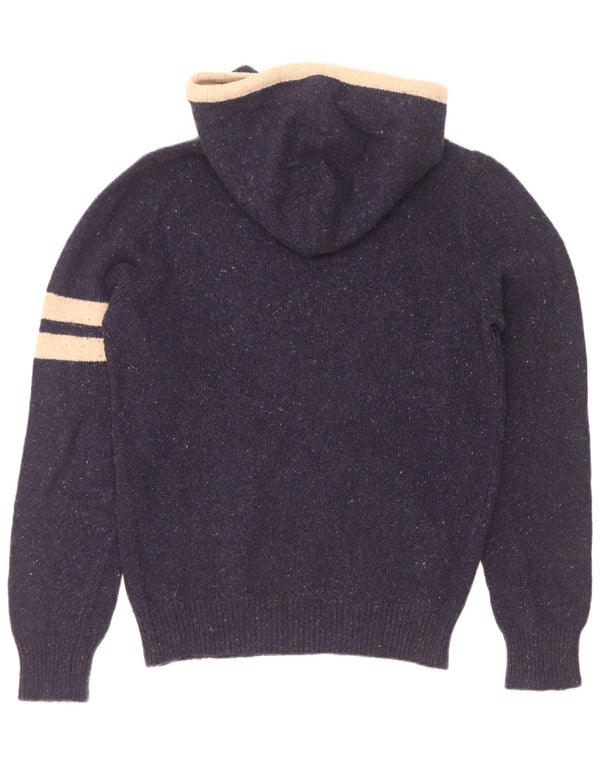 Suéter gráfico masculino Franklin & Marshall grande bloco colorido azul marinho