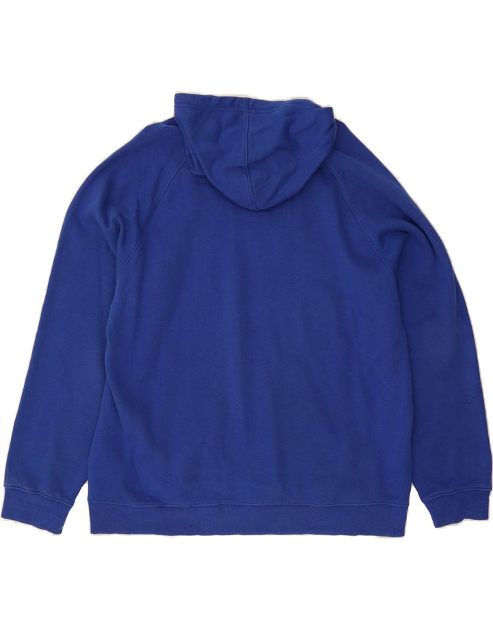 UNDER ARMOUR Mens Graphic Hoodie Jumper Large Blue Cotton Vintage Under Armour and Second-Hand Under Armour from Messina Hembry 