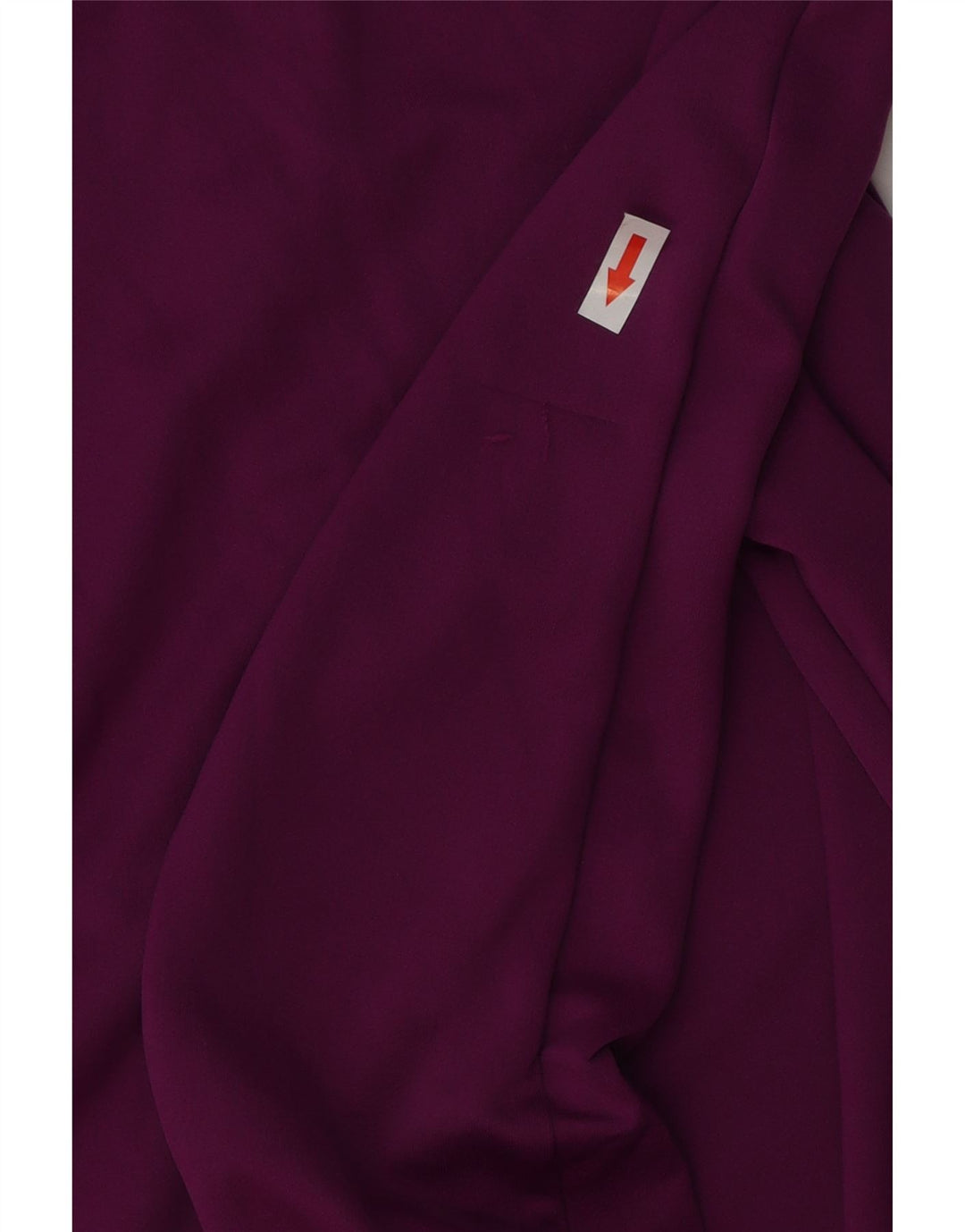 Nike Womens Dri Fit Zip Neck Pullover Treino Top UK 10 Pequeno Roxo