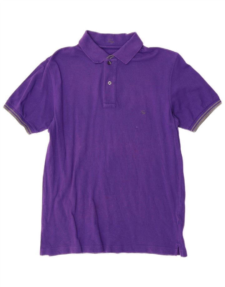 Camisa polo masculina FAY pequena de algodão roxo