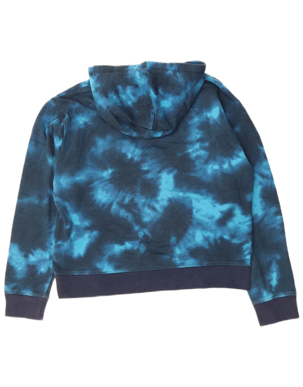 CHAMPION Suéter feminino com capuz Reino Unido 16 grande algodão tie-dye azul marinho