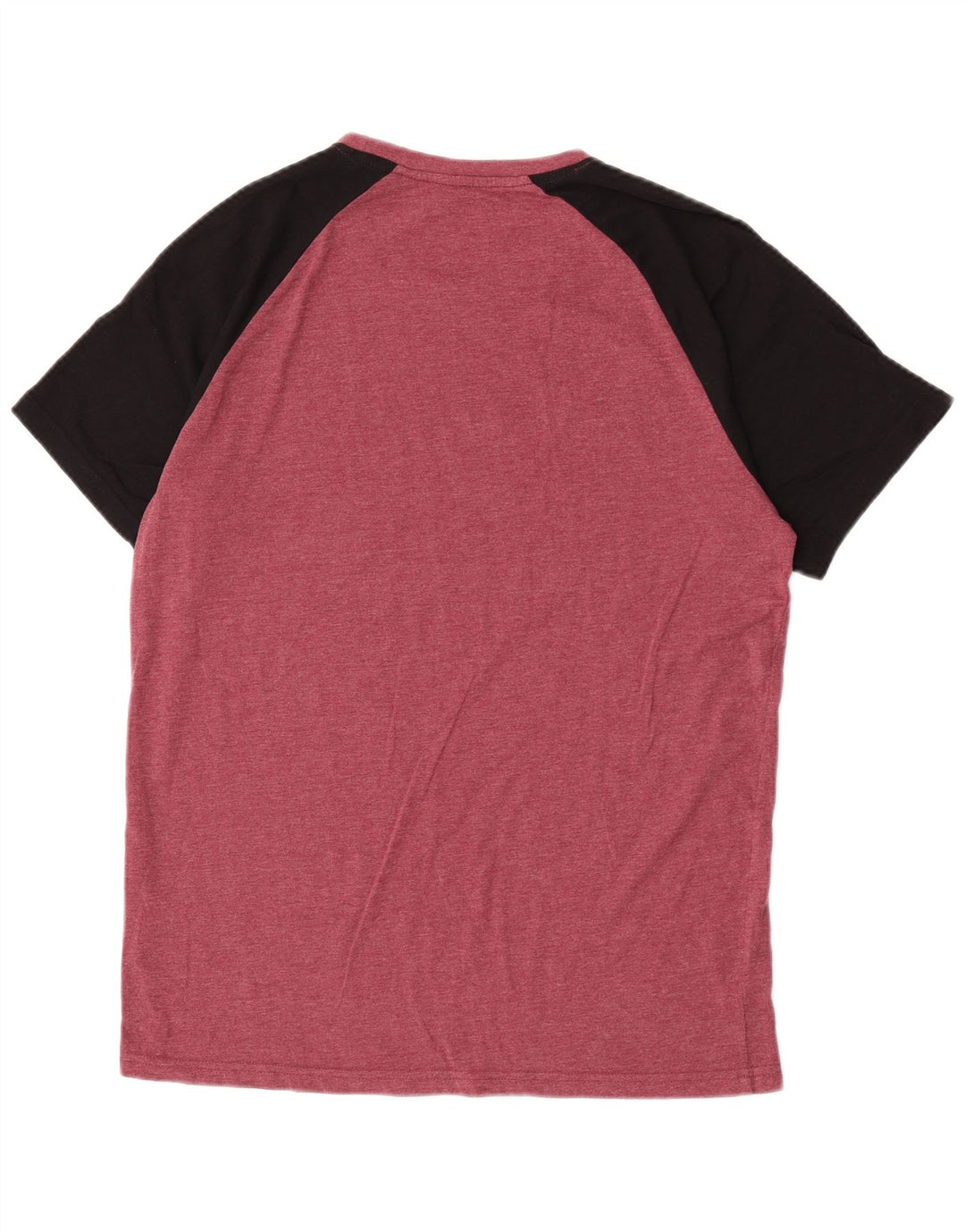 Camiseta masculina de manga curta regular Bench Top grande de algodão colorido vermelho