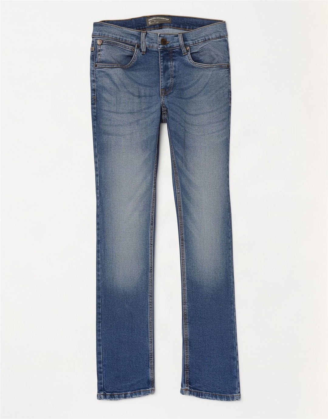 French Connection Masculino Slim Jeans W32 L32 Azul Algodão