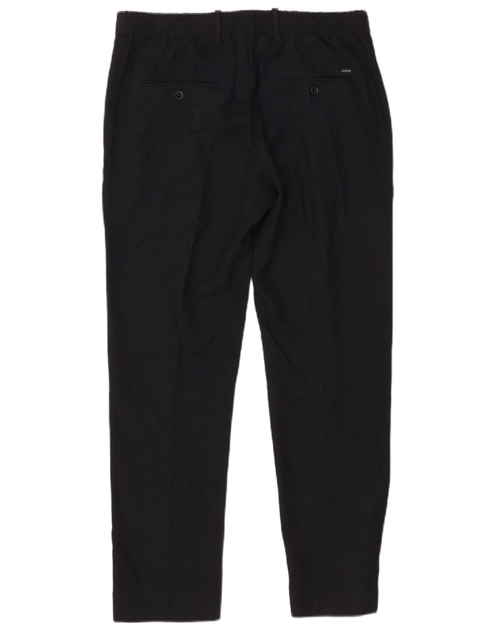 Calça casual slim masculina SCOTCH & SODA W31 L29 poliéster preto