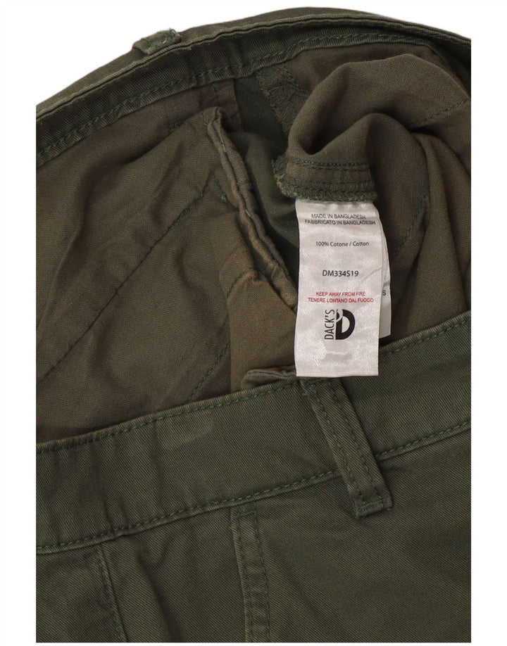 Shorts Chino Masculino Regular Fit da Dack IT 46 Pequeno W30 Algodão Verde