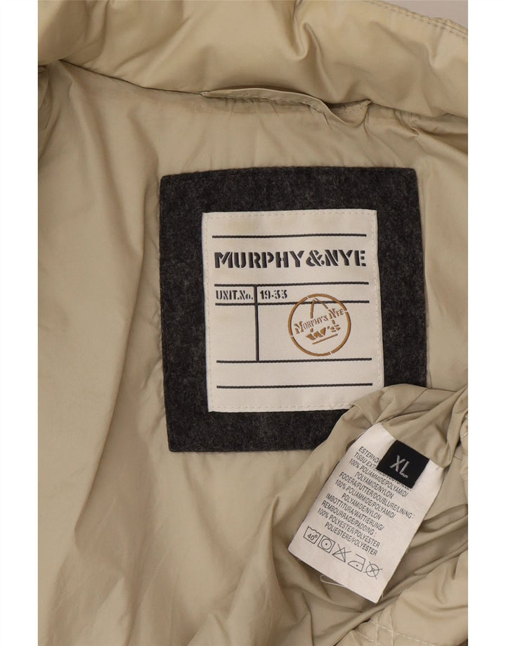 Jaqueta acolchoada feminina Murphy & Nye UK 18 XL poliamida bege