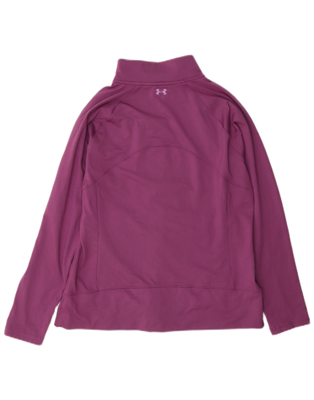 Under Armour Womens Tracksuit Top Jacket UK 14 Grande Roxo Poliéster