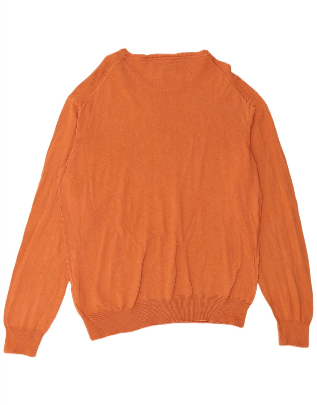 MARLBORO CLASSICS Suéter masculino com gola canoa 2XL algodão laranja