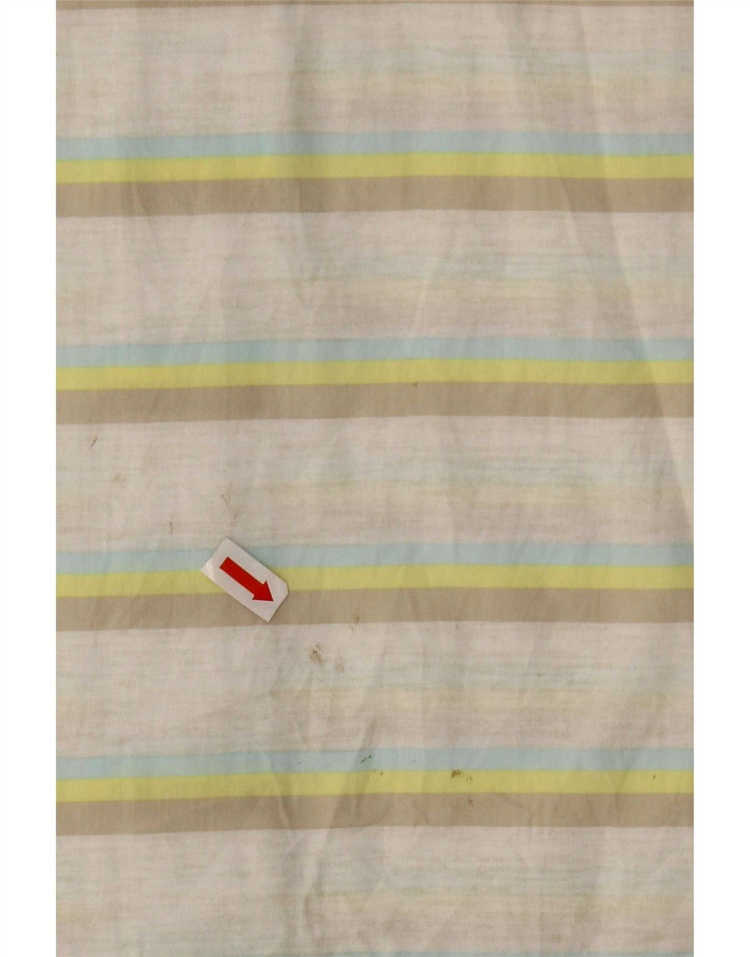Camisa Hurley Boys manga curta 7-8 anos algodão listrado multicolorido