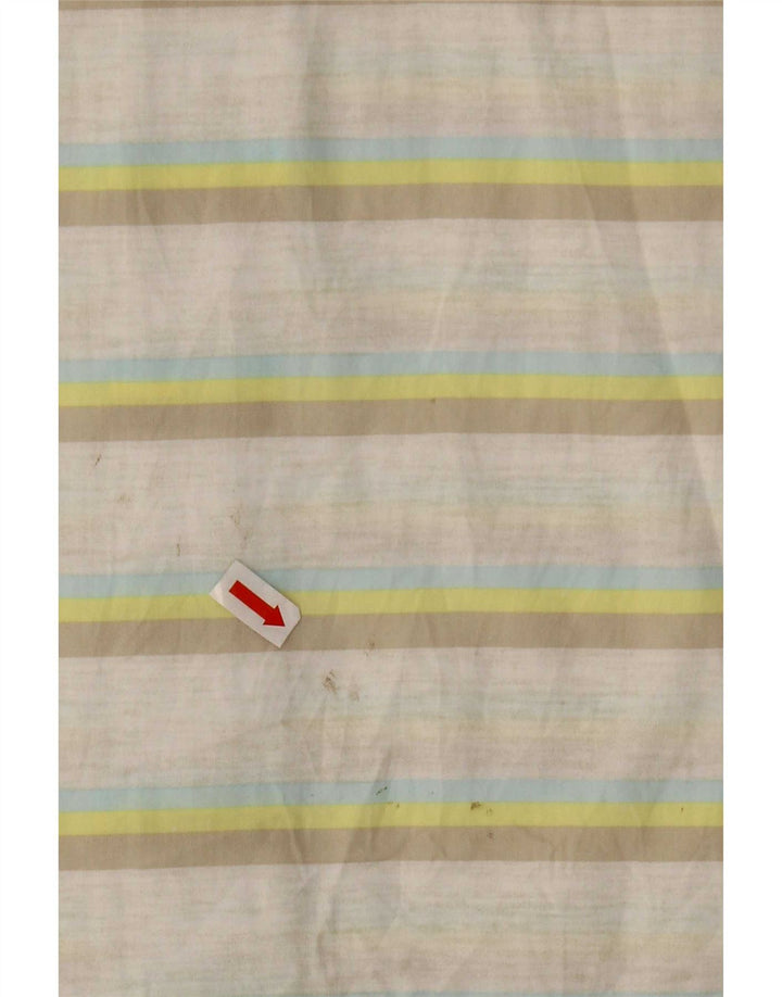 Camisa Hurley Boys manga curta 7-8 anos algodão listrado multicolorido