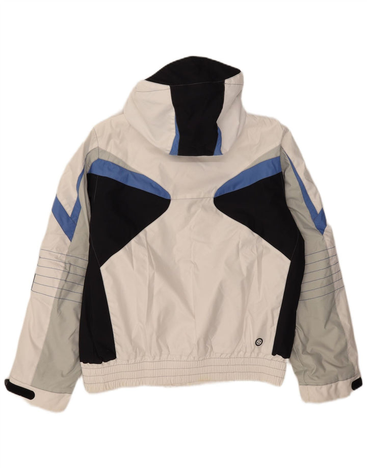 Jaqueta de esqui masculina com capuz Colmar IT 48 Medium White Colourblock