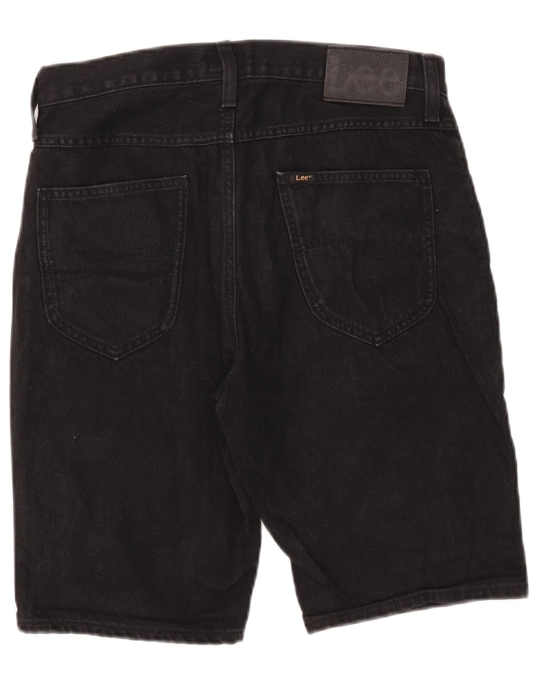 Shorts jeans masculino Lee W30 algodão preto médio