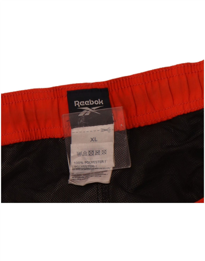 Shorts de natação masculino Reebok XL cinza camuflagem poliéster