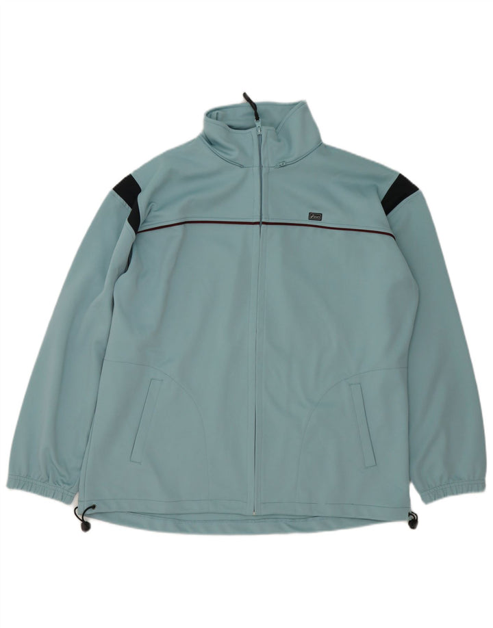 Asics Mens Treino Top Jacket 2XL Azul Colourblock Poliéster