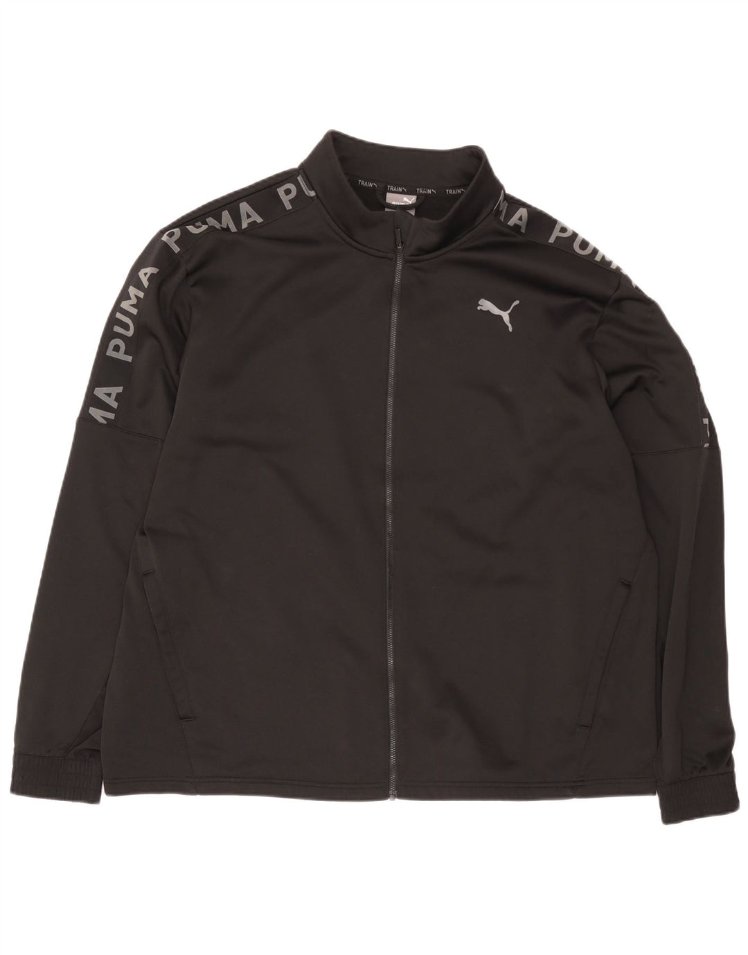 Puma Mens Graphic Tracksuit Top Jaqueta 2XL Poliéster Preto