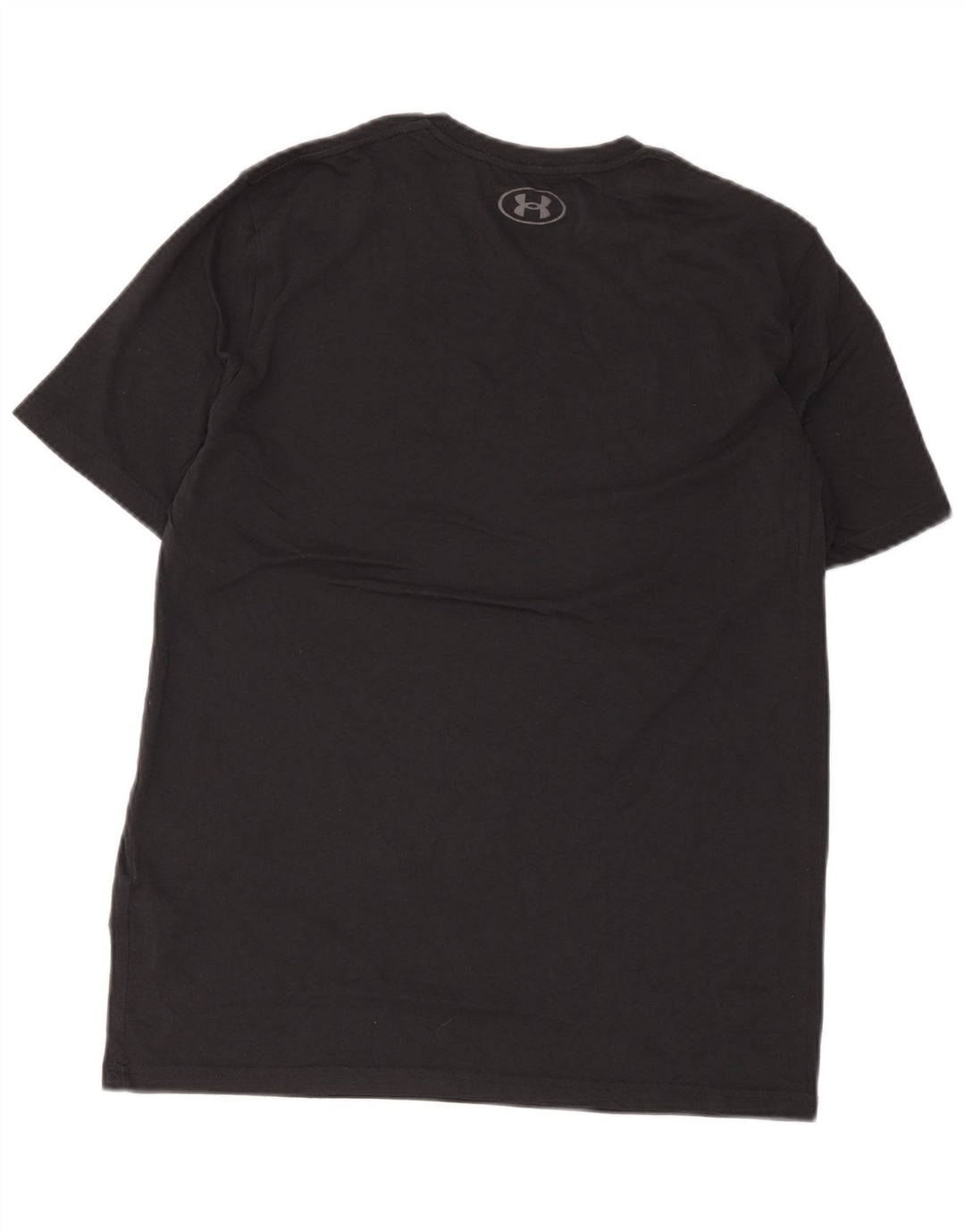Camiseta gráfica masculina Under Armour Top médio algodão preto