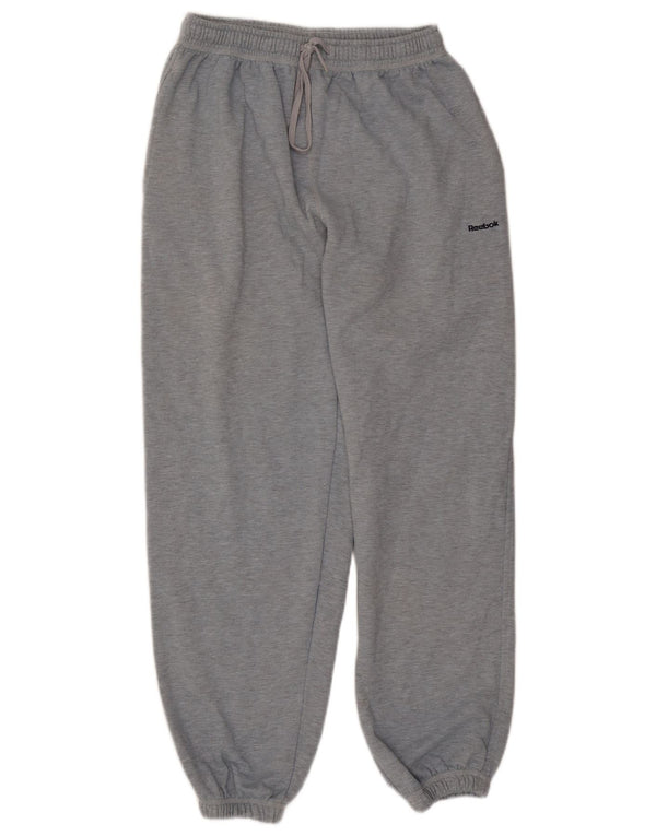 Calça de treino masculina Reebok Joggers cinza médio poliéster