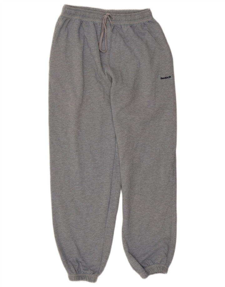 Calça de treino masculina Reebok Joggers cinza médio poliéster