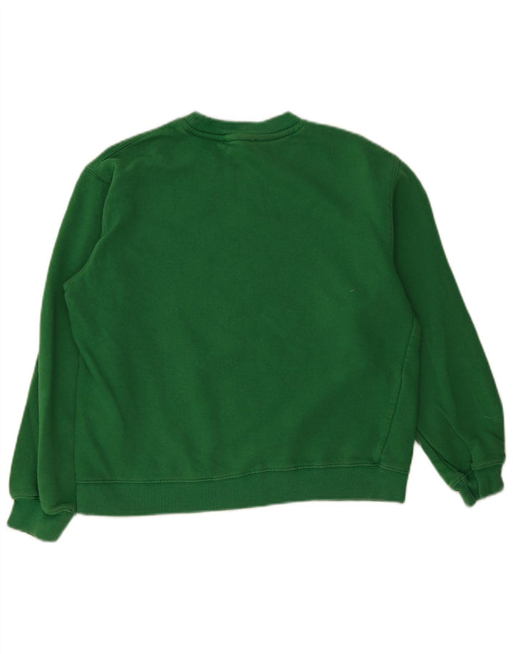 Zara moletom feminino jumper UK 10 pequeno verde