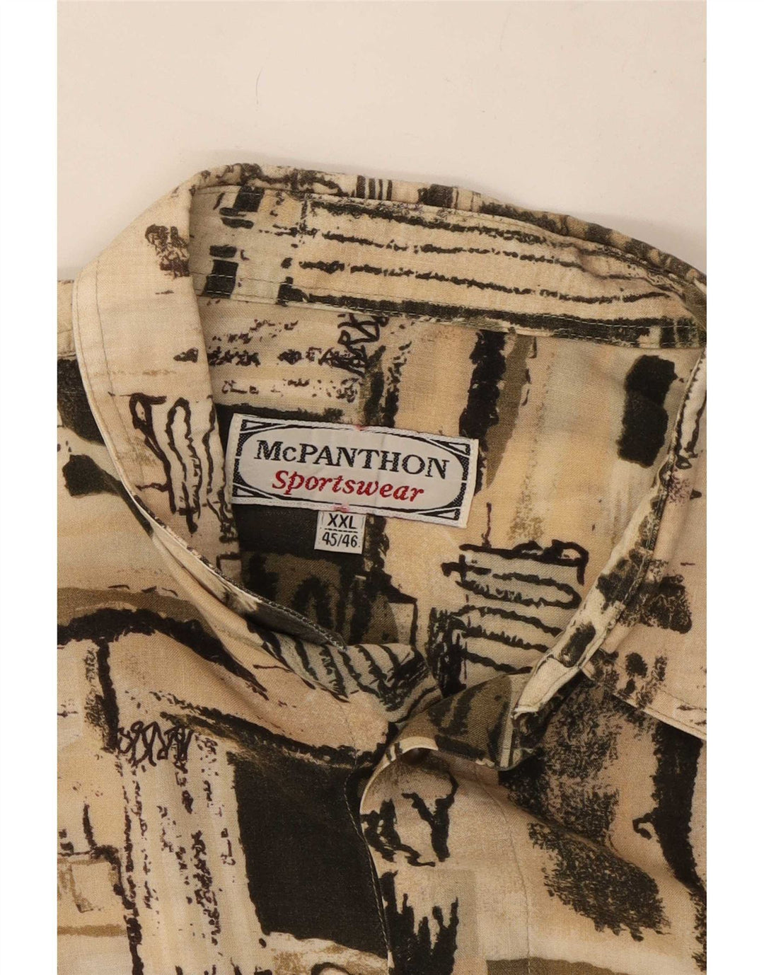 Camisa masculina Mc Panthon com estampa abstrata tamanho 45/46 2XL multicolorida