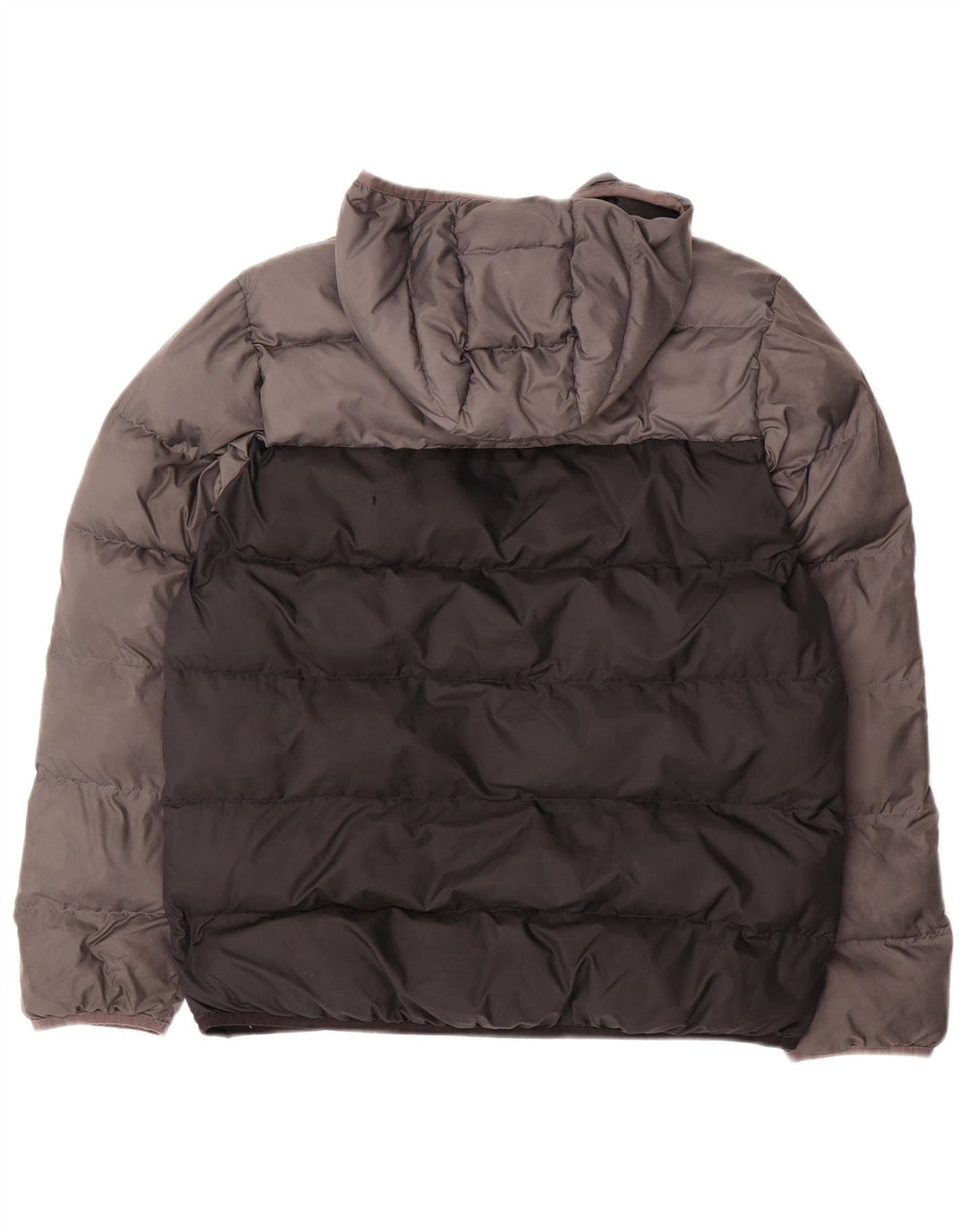 Jaqueta acolchoada com capuz Adidas meninos 13-14 anos preto colorblock poliéster