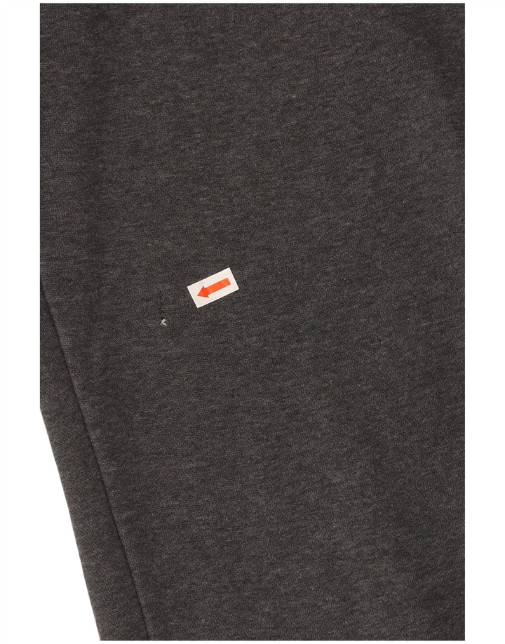 ADIDAS Womens Graphic Tracksuit Calças Joggers UK 4/6 XS Cinza Algodão