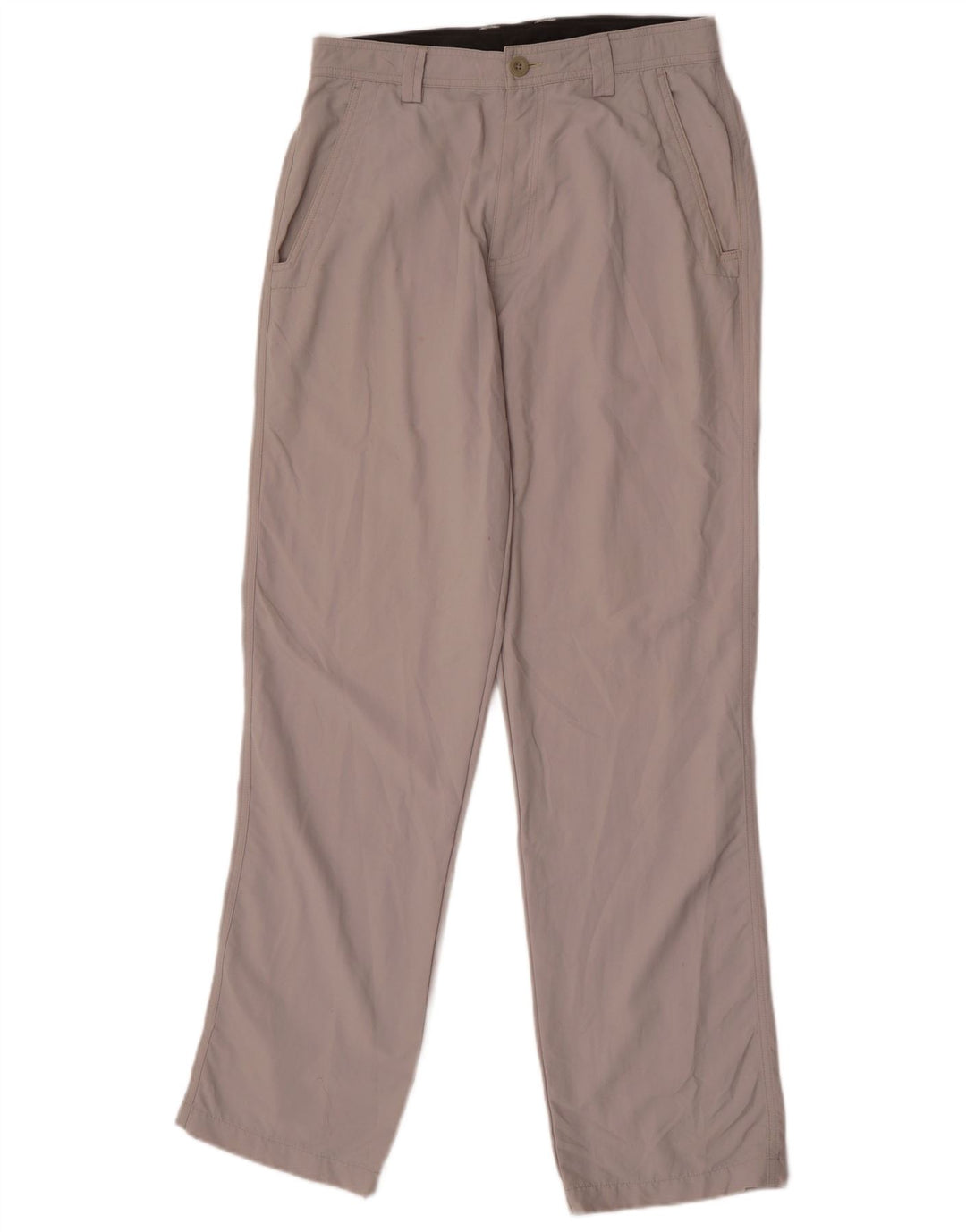 Calça chino reta masculina Rohan W32 L34 cinza poliamida