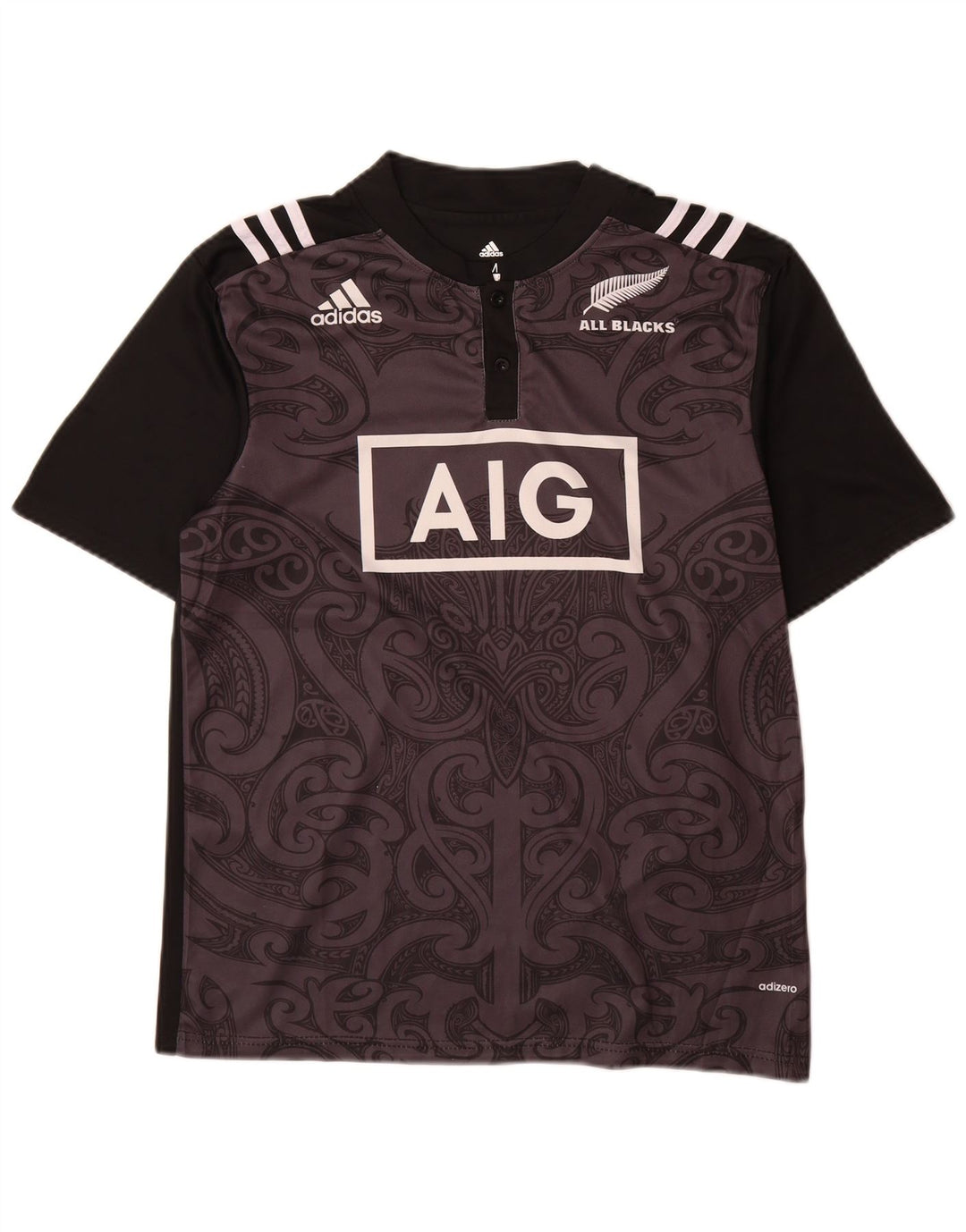 Adidas Mens Graphic T-Shirt Top Médio Preto Paisley Poliéster