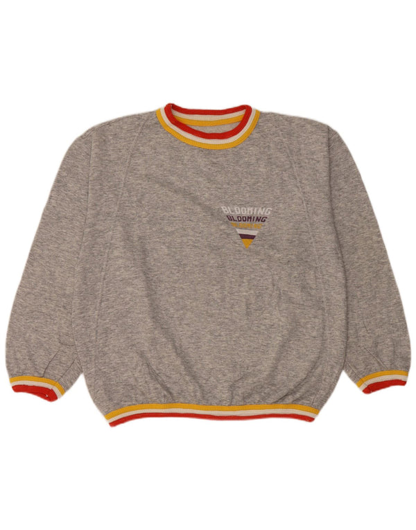 Blooming moletom feminino jumper UK 14 cinza médio
