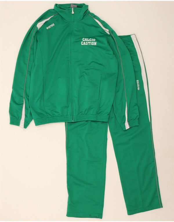 Errea Mens Graphic Full Tracksuit Grande Verde Colorblock Poliéster