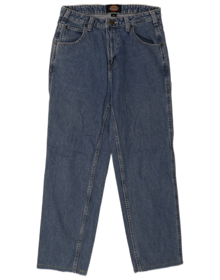 Calça jeans reta feminina Dickies Cargo W27 L26 azul